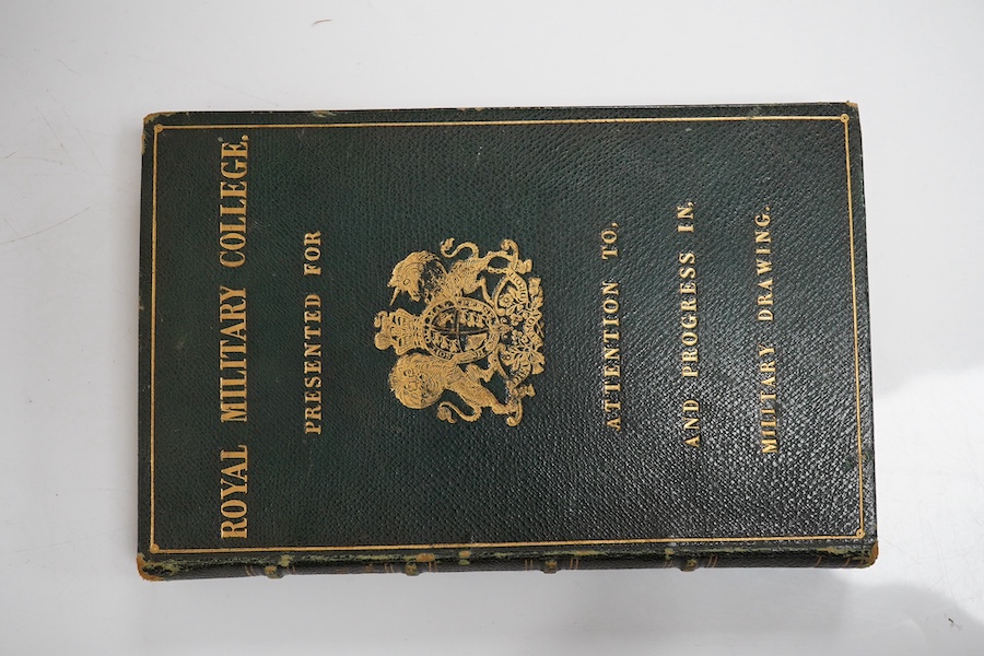 Burr, George Dominicus - Instructions In Practical Surveying, Topographical Plan Drawing, And Sketching Ground Without Instruments, second edition 1847, full morocco with Royal Military College presentation to Gentleman